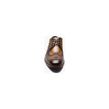 Stacy Adams Brayden Wingtip Oxford Shoes Smooth Leather Tan 25635-240 image 6