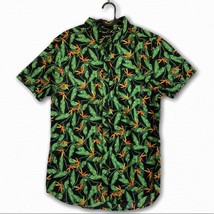 Carbon birds of paradise Hawaiian tropical shirt - £20.53 GBP