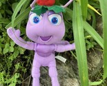 A Bugs Life Stuffed Dot Plush Stuffed Animal Purple 14 inch Holly and Ivy - $12.86