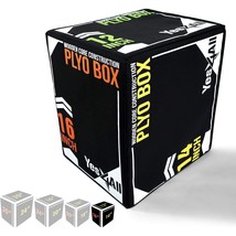 Yes4All 3 in 1 Soft Plyo Box Wooden Core, Foam Plyometric Box for Exerci... - $111.99