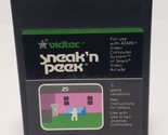 Sneak&#39;n Peek from Vidtec, (Atari 2600, 1982) Tested Game Cartridge VTG - $8.90