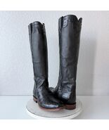 Rod Patrick Womens Cowboy Boots 10 Black Caiman Western Cowgirl Round To... - $940.50