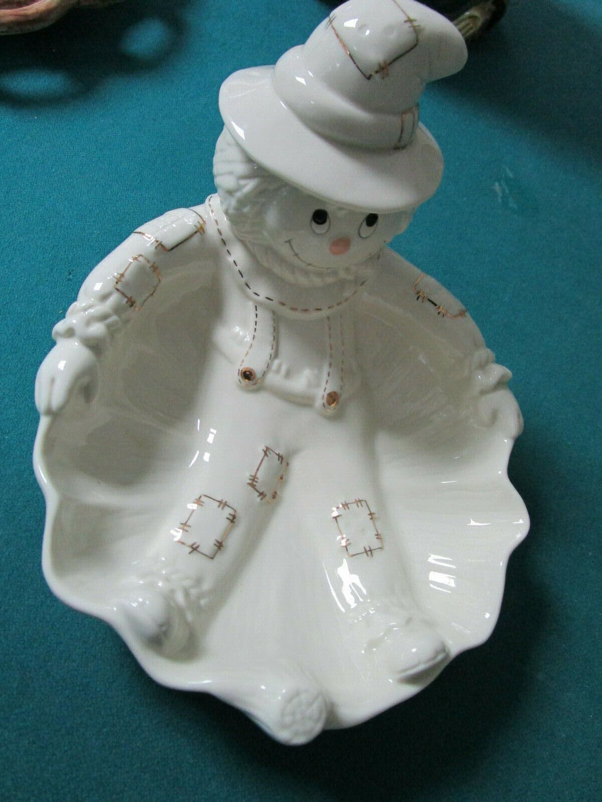 Compatible with Lenox Candy Dish ASTHRAY Santa Petals & Pearls Christmas Holiday Item image 4
