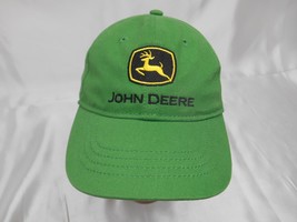 Old Vtg John Deere Baseball Cap Farm Hat Advertising Toddler 100% Cotton ONE-SIZ - £15.76 GBP