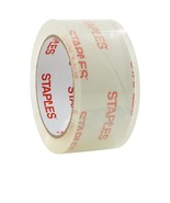 Staples Moving &amp; Storage PKing Tape 1.88&quot; x 54.6 Yds Clear 12/RL(ST-A26-12) - £34.36 GBP