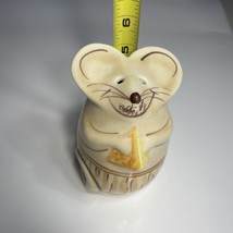 Vtg Laurie Gates Parmesan Cheese Shaker Ceramic Mouse Hand Painted 5” tall U1 - £10.50 GBP