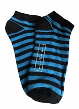 Ike Behar Men&#39;s No Show Low Socks 10-13 High-Performance Striped IkeTek ... - $19.48
