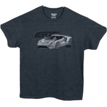 Ford Performance GT 350 Racing Car Mens Gray LARGE T-Shirt Raptor RS ST - $17.33