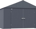 Elite 12&#39; X 16&#39; Outdoor Lockable Gable Roof Steel Storage Shed Building,... - £3,010.98 GBP