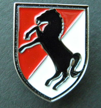 US ARMY 11TH ARMORED CAVALRY REGIMENT LAPEL PIN BADGE 1 INCH - £4.49 GBP