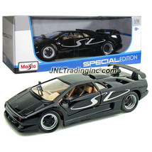 NEW Maisto Special Edition Die Cast Car Black Sport Coupe LAMBORGHINI DI... - £43.95 GBP
