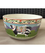 Jim Shore BARNYARD Certified International Ceramic Cow Soup Cereal Bowl ... - $17.99