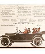 1915 Willys Overland Roadster Advertisement Electrical Started Automobil... - $548.16 MXN
