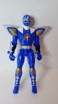 Power Rangers Dino Thunder Blue Quadro-Battlized Action Figure - Very Scuffed - £8.50 GBP