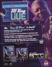 B.B. King Live 2008 King of Blues album advertisement 8 x 11 ad print - £3.32 GBP