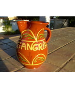  Sangria Pitcher , Jug Spanish pottery, Spanish Revival KITCHEN - £51.95 GBP