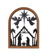 Cut-Out Metal Nativity Plaque 16&quot;H - $73.37 CAD