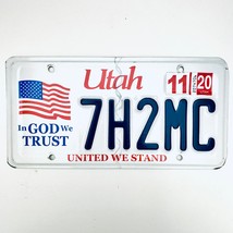 2020 United States Utah United We Stand Passenger License Plate 7H2MC - $16.82