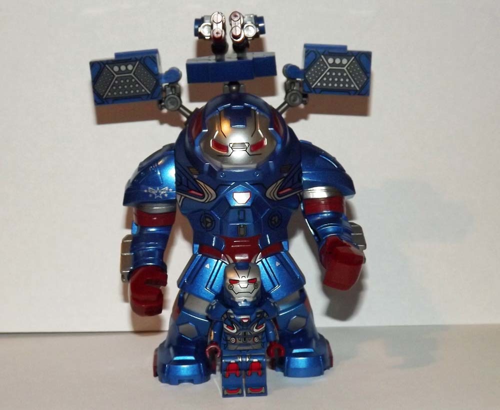 Patriot Hulkbuster Iron Man Marvel Set Custom Minifigures - $19.56