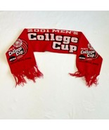 2001 Men&#39;s NCAA College Cup Championship Soccer Red Scarf Columbus OH UN... - $467.49 MXN