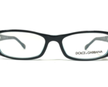 Dolce &amp; Gabbana Eyeglasses Frames DD1212 1870 Black Blue Rectangular 52-... - $111.98