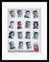 1991 Juicy Juice Framed 11x14 ORIGINAL Vintage Advertisement - $34.64