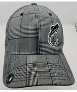 unique flex-fit checkered gray hat fishing fish Embroidered SMALL-MEDIUM - $19.22 CAD