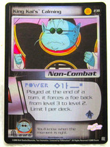 2000 Score Limited Dragon Ball Z DBZ CCG TCG King Kai&#39;s Calming #238 - Foil - £3.98 GBP