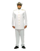 Tabi&#39;s Characters Men&#39;s Deluxe US Navy Officer Uniform Costume, Large - $169.99+