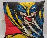 X-Men Wolverine Pillow Vintage Decorative Marvel Comics Superhero 1990&#39;s - £59.19 GBP