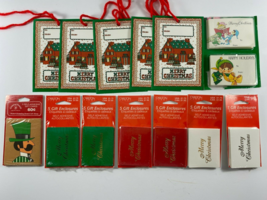 Huge Vintage Lot Christmas Carlton Cards Drawing Board To From Gift Tags - $24.74