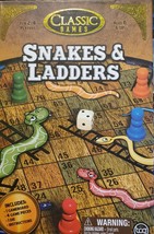 Traditions Snakes and Ladders Board Game fun family classic - $15.88