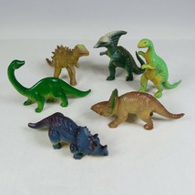 Vintage 2.5-Inch Dinosaur Rubber Figure Lot China Toys Chinasaurs - $9.70