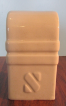 Vintage WHITE RETRO     Salt  Shaker - £12.94 GBP