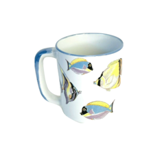 Fish Mug Naples FL Ceramic Coffee Tea Cup Tropical Salt Water Cape Shore 10oz    - $14.03