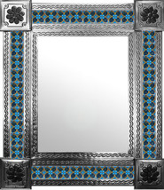 Mexican Tin Mirror - £314.60 GBP