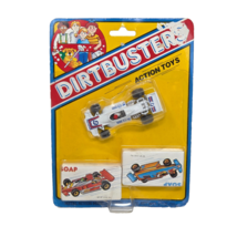 VINTAGE TOM FIELDS UK DIRTBUSTERS ACTION TOYS WHITE RACE CAR W/ 2 SOAP B... - $178.58 MXN
