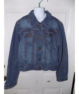 Riders  Medium Wash Denim Jean Jacket Size XL Girl&#39;s EUC - €19,62 EUR