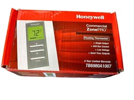 NEW Honeywell TB6980A1007 Commercial ZonePro Floating Thermostat 24 VAC - $98.99