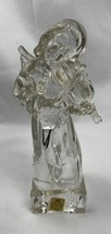 Bleikristall 24% Lead Crystal Angel Playing Violin Figurine Christmas Germany 8&quot; - £17.96 GBP