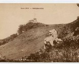 Gun Hill Stone Lion Postcard Barbados Phototypie J Cumbier  - £29.72 GBP