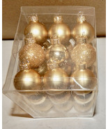 Christmas Ornaments 1&quot; Balls &amp; 2&quot; You Choose Type Glass &amp; Plastic NIB 217Q - $72.76 MXN