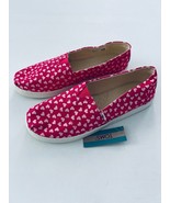 TOMS Youth Belmont Valentine’s Pink Raspberry Hearts Shoes ( 6Y ) - $1,680.06 MXN
