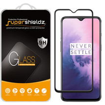 2X Full Cover Tempered Glass Screen Protector For Oneplus 7 (Black) - £18.84 GBP