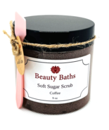 Coffee Soft Sugar Scrub Exfoliating Body Scrub Holiday gift for her bath... - $12.96 CAD