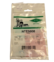 NTE5608 TRIAC VRRM 400V / RMS 8A / VF 1.5V MAX / IGT 10MA MAX / VGT 2.5V... - $2.68