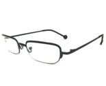 Vintage la Eyeworks Eyeglasses Frames TAB 575 Navy Blue Rectangular 48-2... - £44.22 GBP