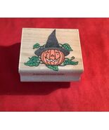 Witch Pumpkin Rubber Stamp Hero Arts E 378 - $90.80 MXN