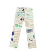 Kenzo Paris Jungle Pants Womens 38 Wild Prints Statue Of Liberty Materia... - $58.41