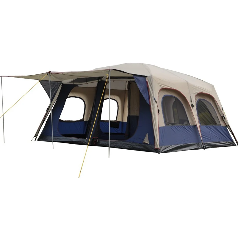 Alltel Oxford Cloth Thickened Rainstorm 6-12People Glaming Tent 2Rooms 1Hall - £533.09 GBP